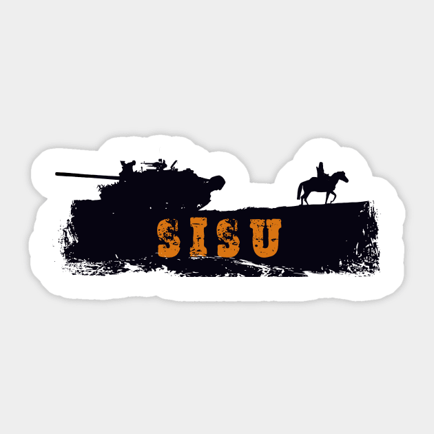 sisu finnland 1944 Sticker by MLArtifex